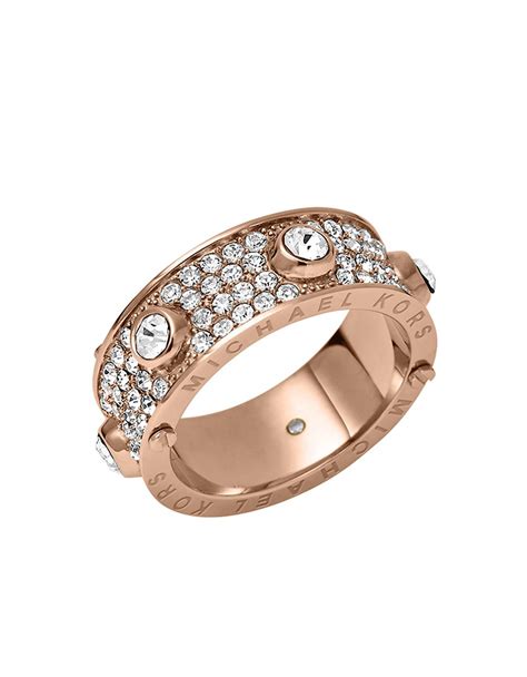 ring rose goud michael kors|Studded Rose Gold.